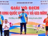 Khai mạc Giải vô địch Điền kinh quốc gia tại Cà Mau