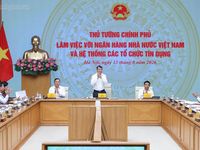 Thủ tướng Chính phủ làm việc với Ngân hàng Nhà nước và hệ thống các tổ chức tín dụng