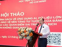 Cơ sở lý luận và chính sách về ứng dụng trí tuệ nhân tạo, dữ liệu lớn trong bảo vệ nền tảng tư tưởng của Đảng