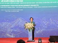 Phó Thủ tướng Phạm Thị Thanh Trà dự khởi công tổ hợp 5 dự án gần 7.600 tỷ đồng tại Phú Thọ