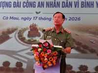 Cà Mau nâng cấp Công viên Hồng Bàng và xây dựng tượng đài Công an nhân dân