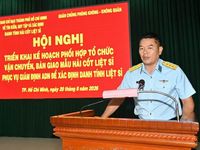 Vận chuyển mẫu hài cốt liệt sĩ ở TPHCM ra Hà Nội bằng máy bay CASA-295