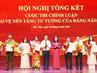 Bắc Ninh: Trao giải Cuộc thi chính luận bảo vệ nền tảng tư tưởng của Đảng