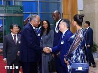 Chủ tịch Quốc hội nước Cộng hòa Côte d'Ivoire bắt đầu thăm chính thức Việt Nam