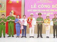 Công bố quyết định về tổ chức bộ máy Trường Văn hóa Công an nhân dân VI