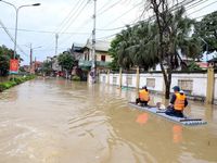 Cận cảnh vùng bị nước lũ chia cắt, cô lập ở Lạng Sơn