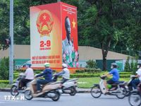 Hà Nội tưng bừng không khí chào mừng kỷ niệm 81 năm Quốc khánh 2/9