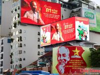 TP. Hồ Chí Minh: Rực rỡ cờ hoa trước thềm Quốc khánh 2/9