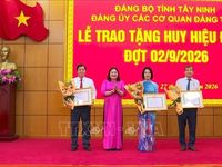 Dấu son cống hiến qua những Huy hiệu Đảng