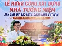 Lễ hưng công xây dựng Nhà Tưởng niệm liệt sĩ nhà báo tại Nghệ An