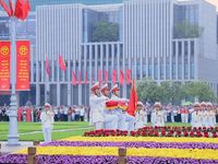 Hà Nội: 200 đoàn viên, thanh niên tiêu biểu dự Lễ Thượng cờ tại Quảng trường Ba Đình