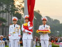 Thiêng liêng lễ thượng cờ Tổ quốc mừng ngày Quốc khánh 2/9