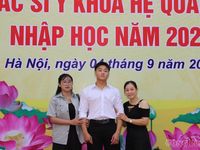 Thủ khoa Học viện Quân y học bạ nhiều môn 10 phẩy làm thủ tục nhập học
