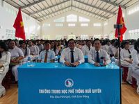 Hơn 7.300 học sinh đặc khu Phú Quý (Lâm Đồng) khai giảng năm học mới