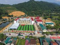 Học sinh vùng biên Hà Tĩnh rộn ràng khai giảng tại ngôi trường mới