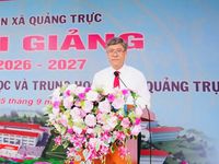 Lãnh đạo tỉnh Lâm Đồng dự, chung vui khai giảng năm học 2026 - 2027