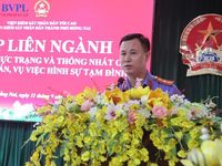 VKSND TP Đồng Nai phối hợp rà soát, giải quyết các vụ án, vụ việc hình sự tạm đình chỉ