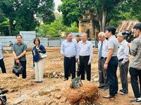 Phát hiện địa tầng 1.300 năm lịch sử dưới nền điện Kính Thiên