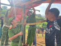 Sụt lún đất tại xã Quảng Sơn, Lâm Đồng, hàng chục hộ dân được sơ tán khẩn cấp