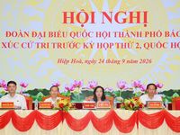 Đoàn đại biểu Quốc hội thành phố Bắc Ninh tiếp xúc cử tri phường Hiệp Hòa