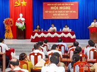 Đoàn đại biểu Quốc hội tỉnh Cà Mau tiếp xúc cử tri xã Đông Hải và xã Gành Hào