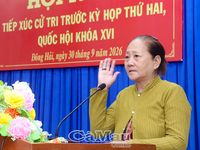 Đoàn đại biểu Quốc hội tỉnh Cà Mau tiếp xúc cử tri xã Đông Hải và xã Gành Hào