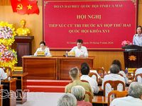 Đoàn đại biểu Quốc hội tỉnh Cà Mau tiếp xúc cử tri xã Đông Hải và xã Gành Hào