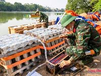 Cận cảnh trận địa pháo hoa chào mừng Ngày Giải phóng Thủ đô