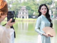 Ngắm nét duyên dáng áo dài nhân Ngày Phụ nữ Việt Nam 20/10