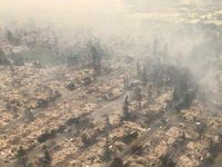 Cháy rừng California: Cảnh tượng như sau vụ thả bom nguyên tử