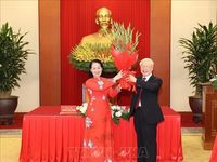 Tổng Bí thư gặp mặt đại biểu dự Đại hội Hội Chữ thập đỏ Việt Nam lần thứ XI
