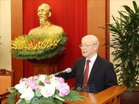 Tổng Bí thư gặp mặt đại biểu dự Đại hội Hội Chữ thập đỏ Việt Nam lần thứ XI