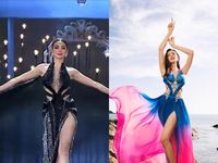 Trang phục dạ hội của Top 10 Miss Grand International 2022: Dấu ấn từ nguồn cảm hứng Thùy Tiên