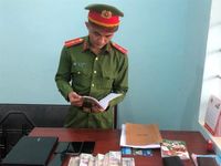 Đắk Nông: Công an huyện Đắk Song 2 ngày triệt phá 2 vụ đánh bạc bằng hình thức cá độ bóng đá với số tiền hàng tỷ đồng