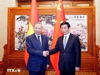 Tổng Bí thư, Chủ tịch nước hội kiến Chủ tịch Chính hiệp toàn quốc Trung Quốc