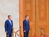 Chùm ảnh: Thủ tướng Lê Minh Hưng chủ trì Lễ đón Thủ tướng Campuchia thăm chính thức Việt Nam