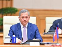 Chùm ảnh: Thủ tướng Lê Minh Hưng chủ trì Lễ đón Thủ tướng Campuchia thăm chính thức Việt Nam
