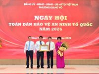 Xây dựng 'phường đáng sống' từ sức mạnh phong trào 'Toàn dân bảo vệ an ninh Tổ quốc'