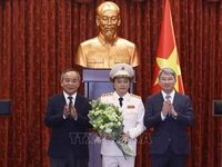 Tổng bí thư, Chủ tịch nước Tô Lâm trao quyết định thăng quân hàm Thượng tướng cho đồng chí Đặng Hồng Đức