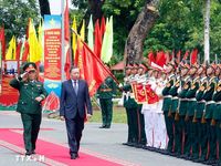 Tổng Bí thư, Chủ tịch nước thăm và làm việc với Sư đoàn bộ binh cơ giới 308
