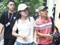 Tân sinh viên Trường Đại học Sư phạm Hà Nội háo hức ngày nhập học