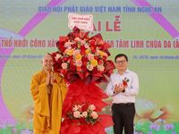 Lễ hưng công xây dựng Nhà Tưởng niệm liệt sĩ nhà báo tại Nghệ An