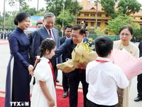 Tổng Bí thư, Chủ tịch nước chủ trì Lễ đón Tổng thống Myanmar thăm Việt Nam