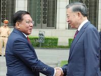 Tổng Bí thư, Chủ tịch nước Tô Lâm chủ trì Lễ đón Tổng thống Myanmar