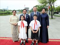 Tổng Bí thư, Chủ tịch nước Tô Lâm chủ trì Lễ đón Tổng thống Myanmar