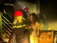 Hoả hoạn tại khách sạn ở TPHCM, Cảnh sát PCCC nhanh chóng có mặt giải cứu 26 người