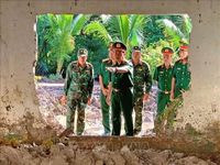 Tìm kiếm, cất bốc 5 hài cốt liệt sĩ tại nghĩa trang tạm Cầu Chữ Y