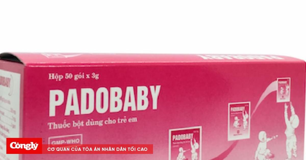 Thu hồi lô thuốc Padobaby do vi phạm chất lượng mức độ 3