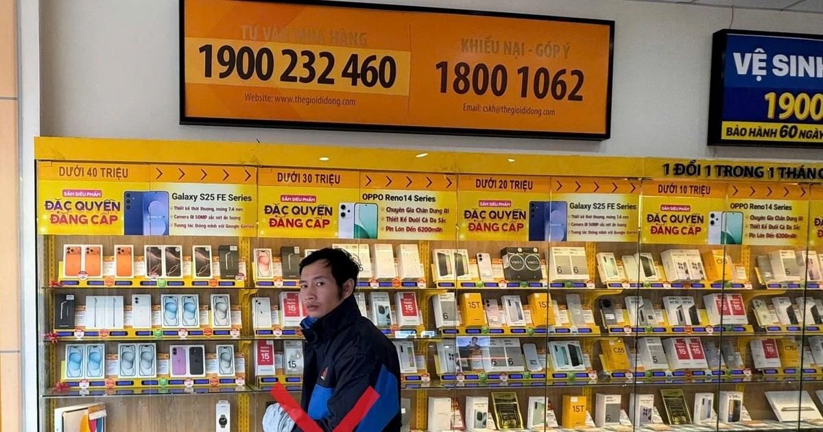 'Đạo chích' khoắng cửa hàng Thế giới Di động ở Hải Phòng sa lưới