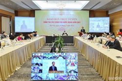 Hội nghị giao ban trực tuyến công tác phi chính phủ nước ngoài năm 2021